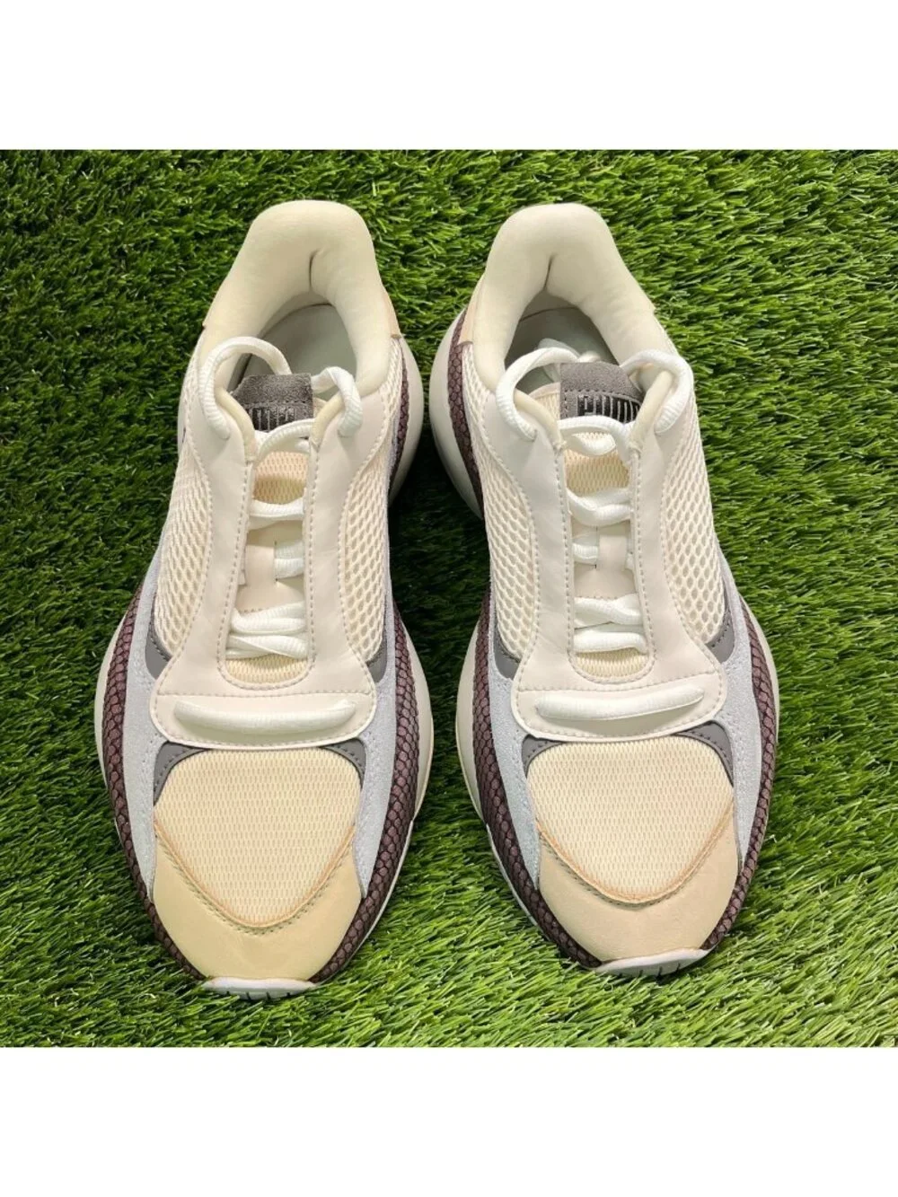 Puma Alteration Blitz Mens Size 8.5 Cream Ivory Athletic Walking Shoes Sneakers